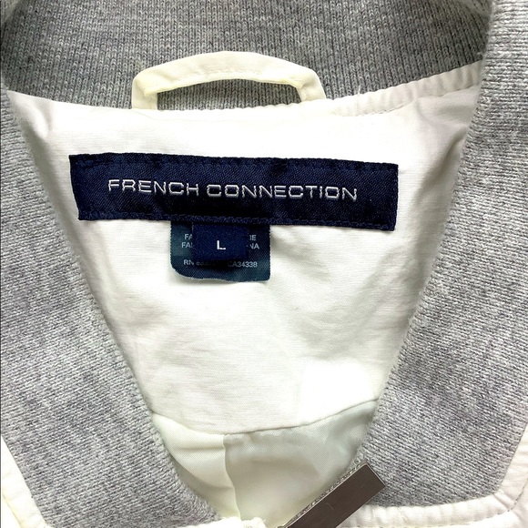 French Connection pale cream jacket size L - Picture 2 of 4